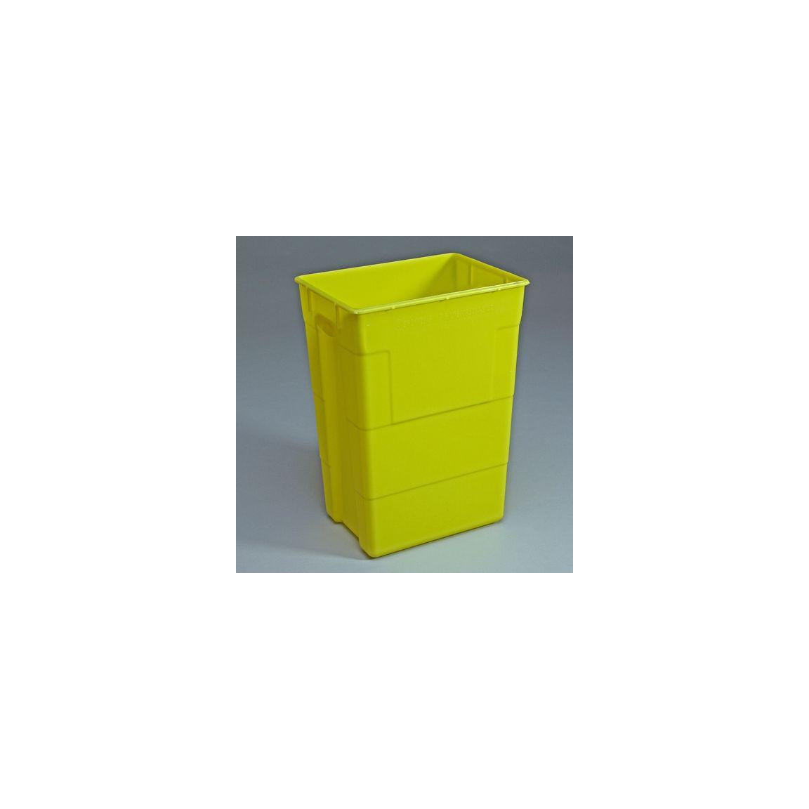 Rice waste container 50l yellow