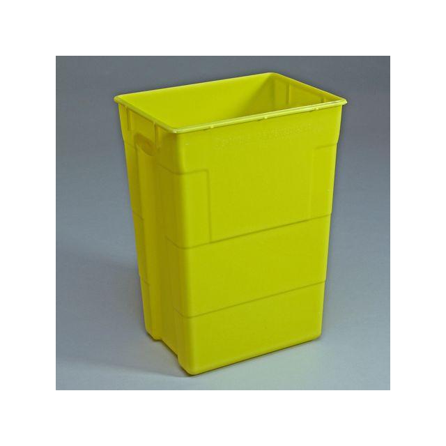 Rice waste container 50l yellow