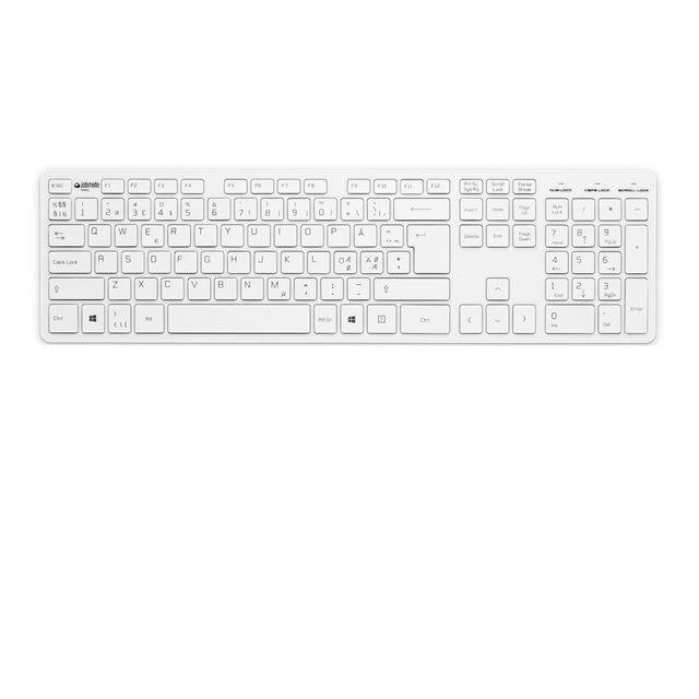 Keyboard MATTING slim cable white