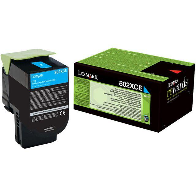 Toner LEXMARK 80C2XCE 4K cyan