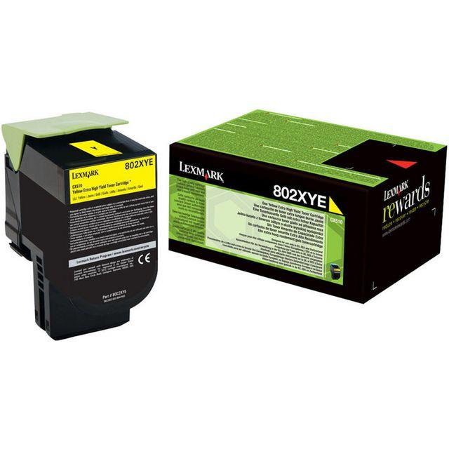 Toner LEXMARK 80C2XYE 4K yellow
