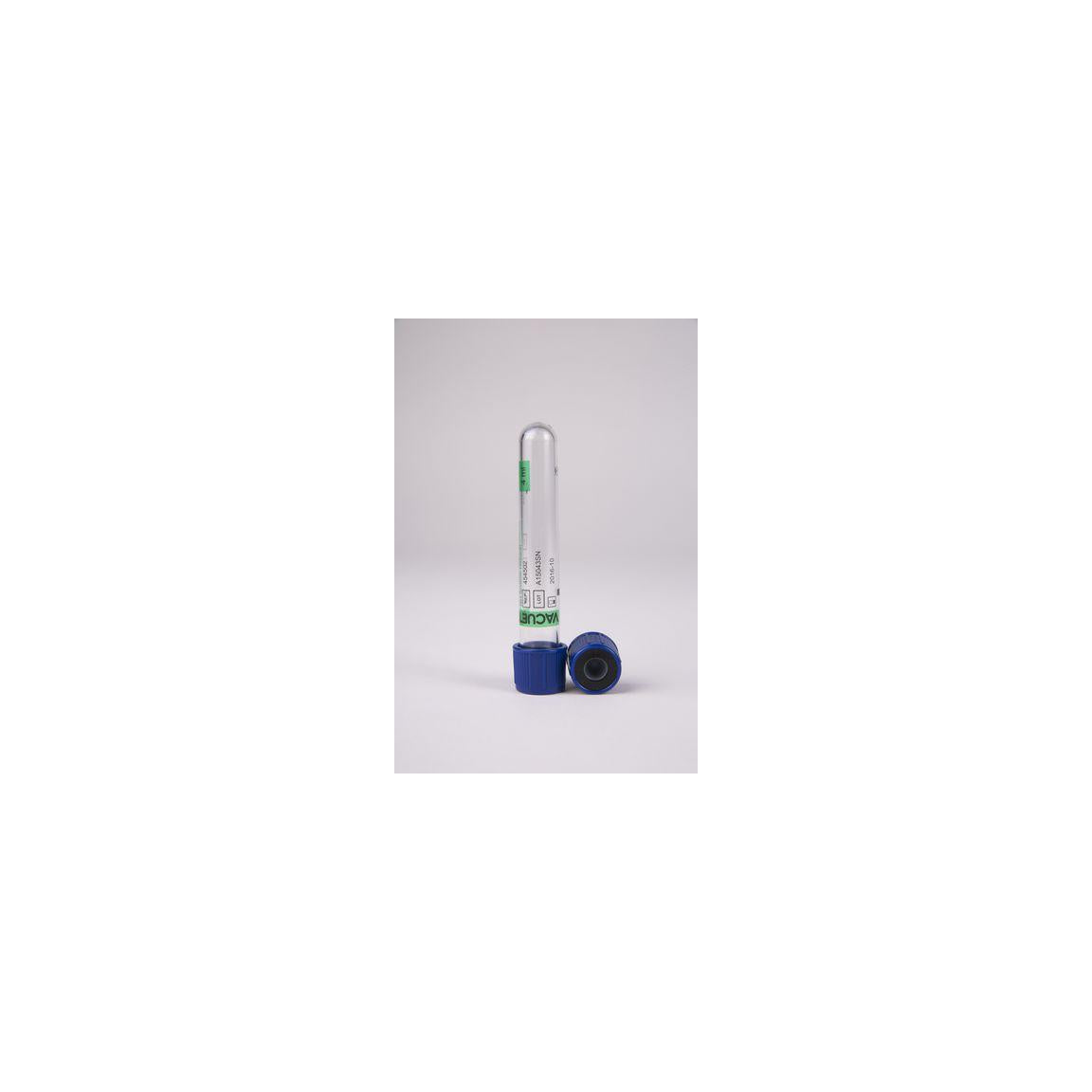 Test tube VACUETTE Blue Na-Hep 5/4ml 50/pack