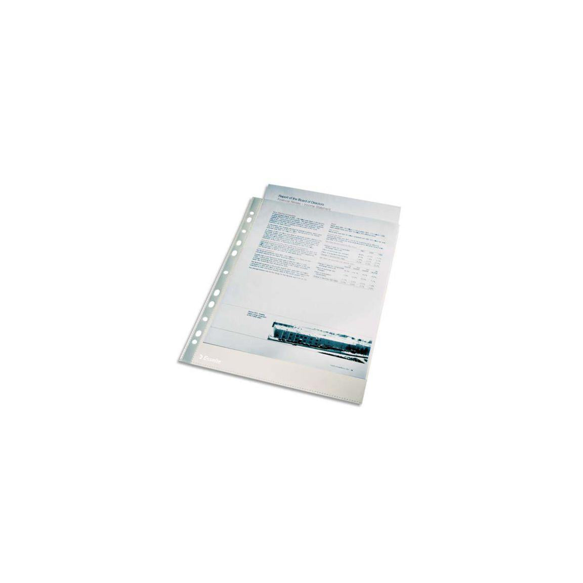 Pocket PP A4 0,04 crystal clear 100/pc