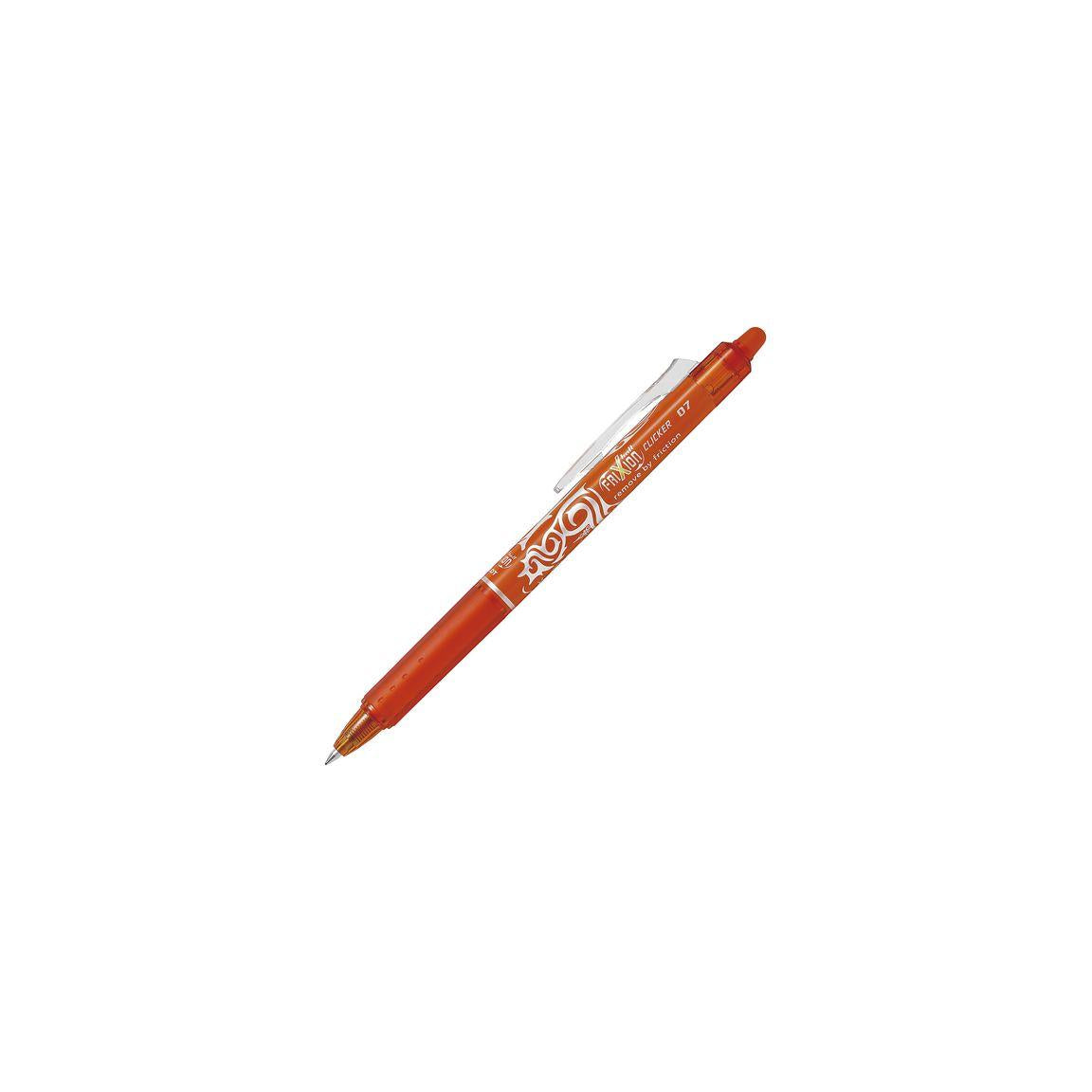 Gel pen PILOT Frixion Clicker 0,7 orange