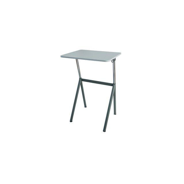 StandUp Student desk 70x60cm High.laminate grey