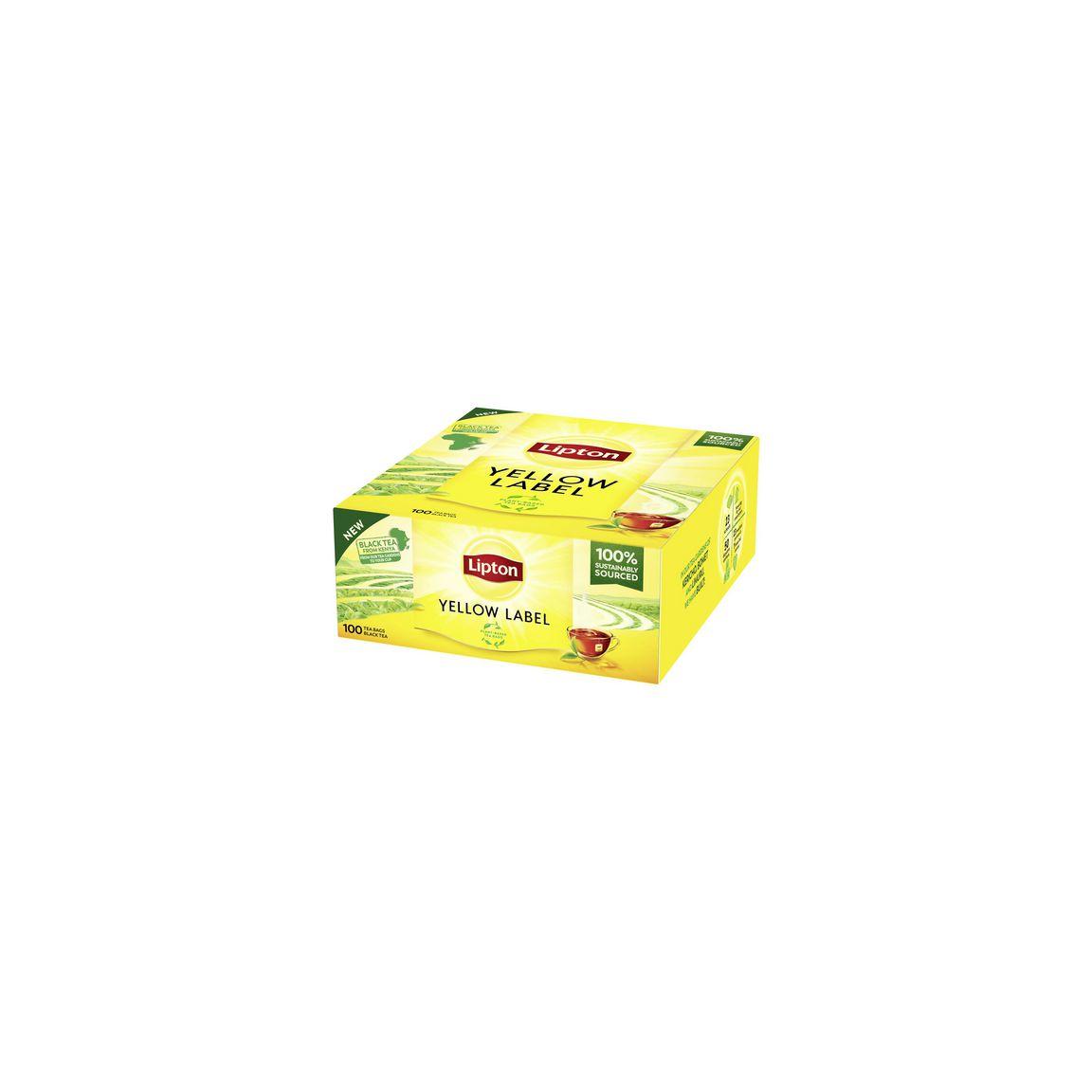Tea LIPTON bag Yellow Label 100/pack