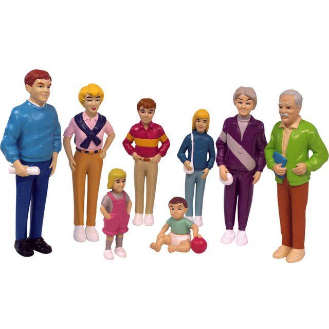 Family Toy Figures 1. 8/pack