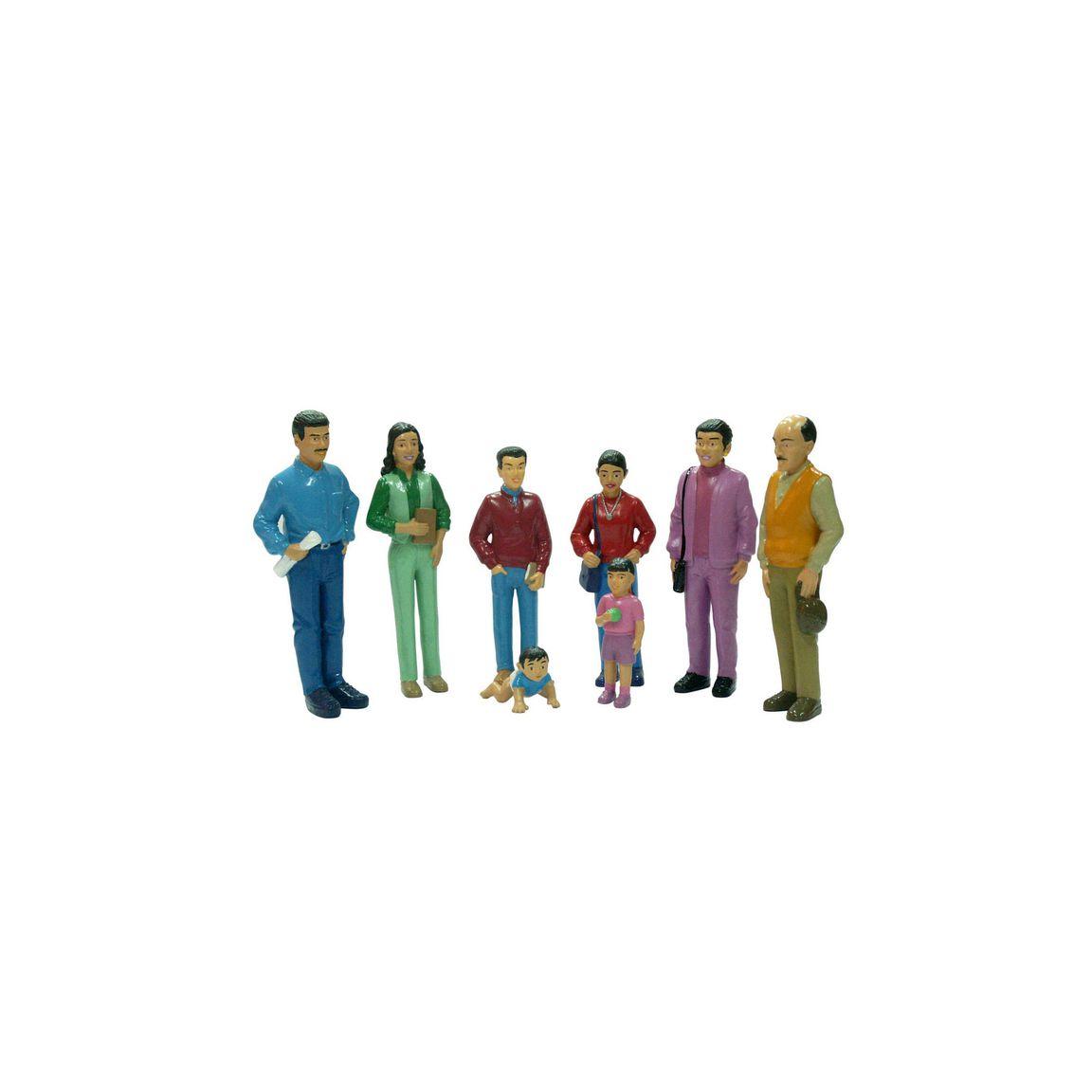 Family Toy Figures 3. 8/pack