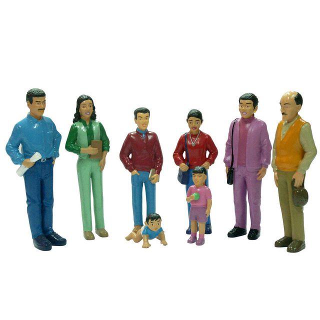 Family Toy Figures 3. 8/pack