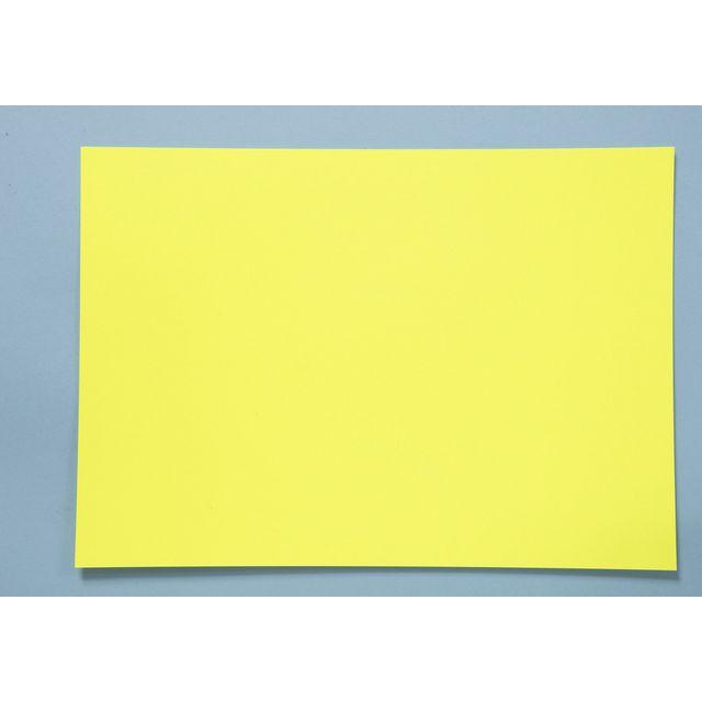 Text cardboard A4 260g fluorine yellow 25/pack