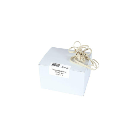 Rubber band 220x3mm white 0,5kg 315/fp