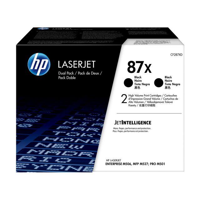 Toner HP CF287XD 87X 36K black 2/pack
