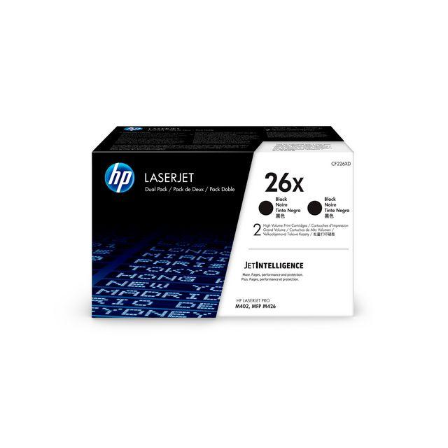 Toner HP CF226XD 26X 18K black 2/pack