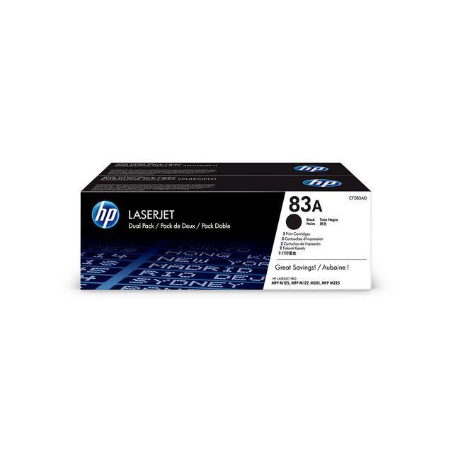 Toner HP CF283AD 83A 1.5K black 2/pack