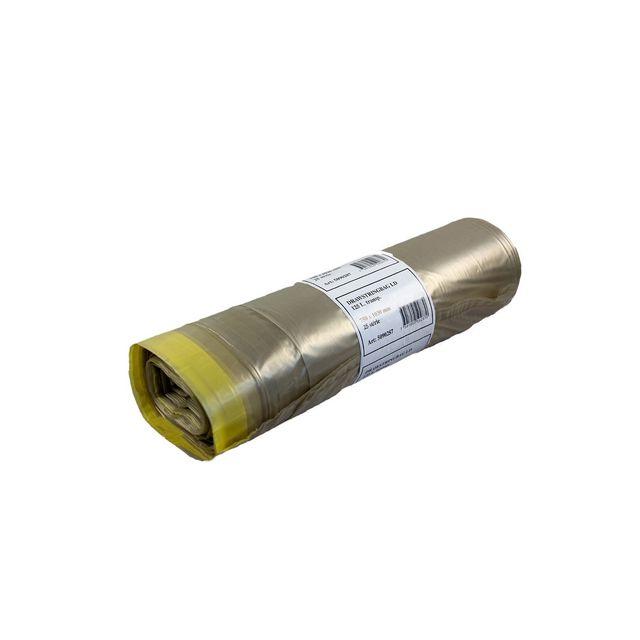 Plastic bag LD Drawstring 125L tran 25/rl