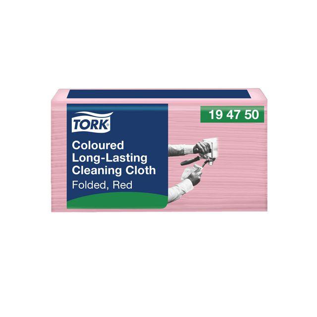 Cleaning cloth TORK Pre W8 red 40/pack
