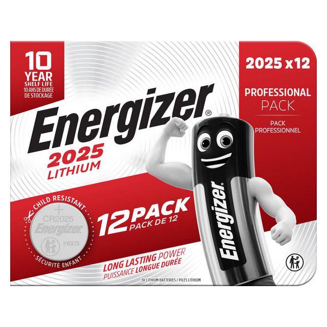 Battery ENERGIZER Lithium CR2025 12/fp