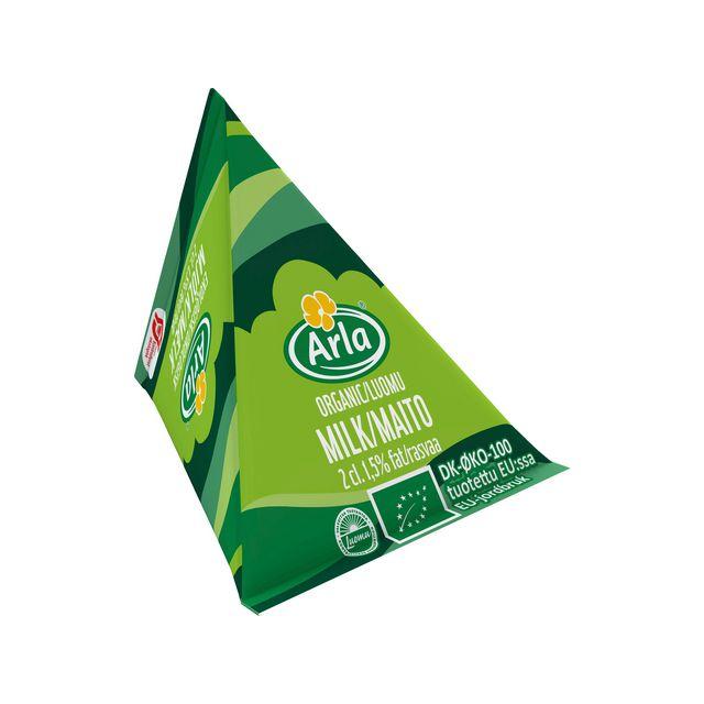 Coffee milk ARLA 1,5% organic 2cl 100/pack