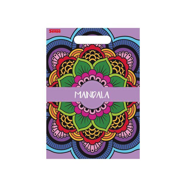 Colouring book Mandala 24 pages free shapes