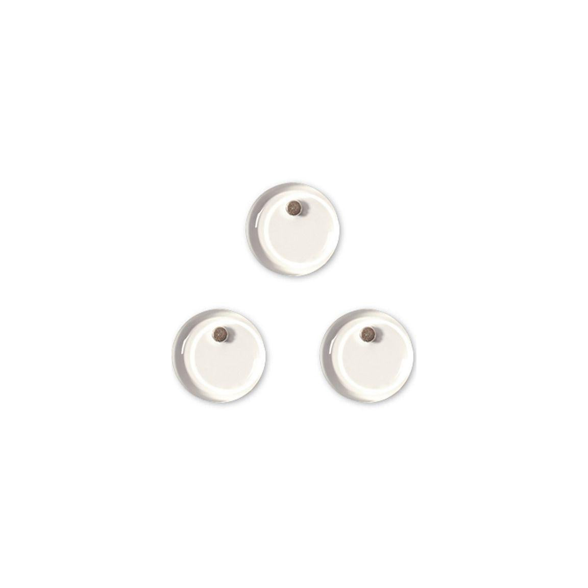 Magnetic buttons Crystal 30mm transp. 3/pc