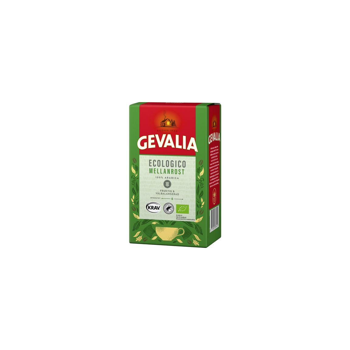 Coffee GEVALIA Ecologico medium roast 425g