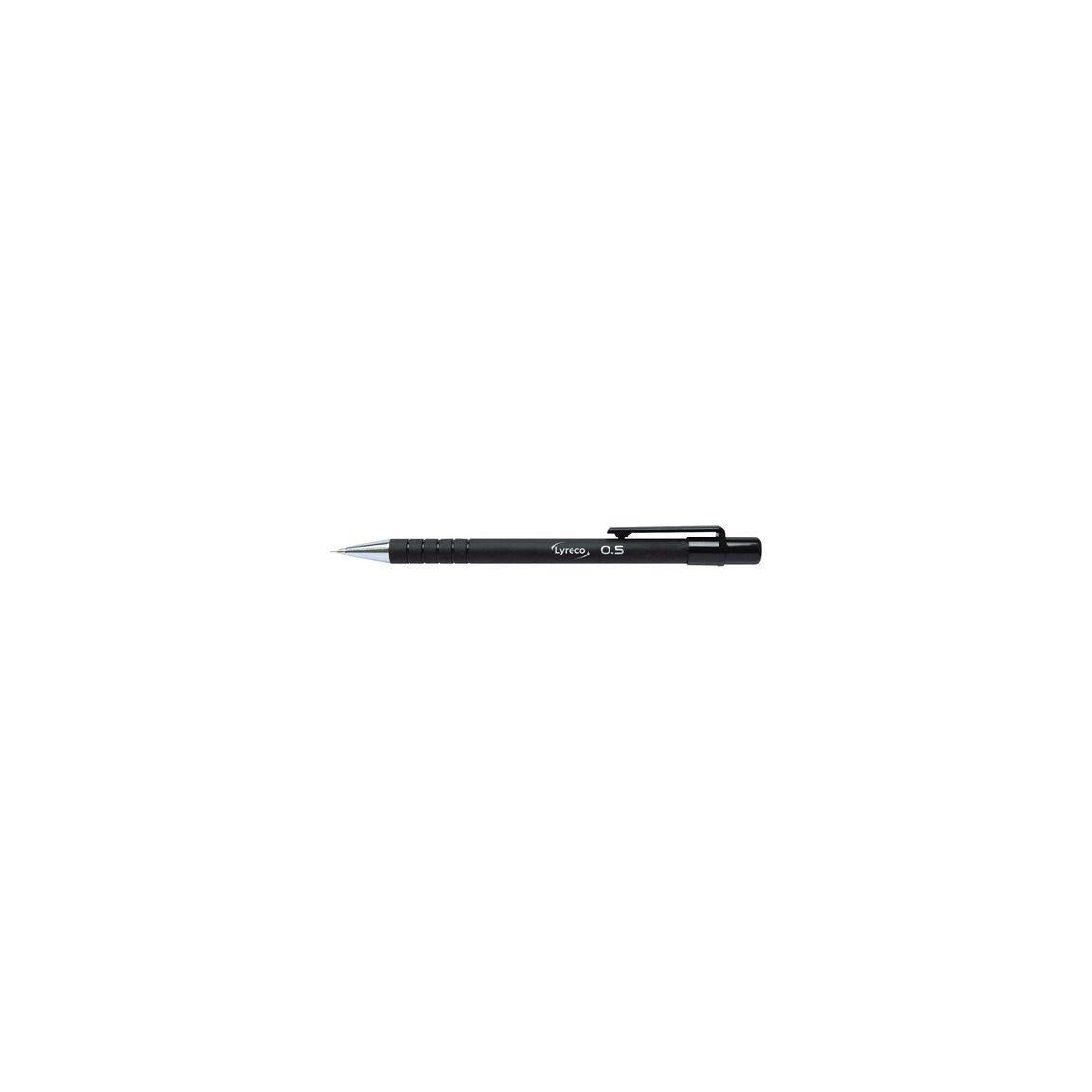 Mechanical pencil LYRECO grip 0,5mm black