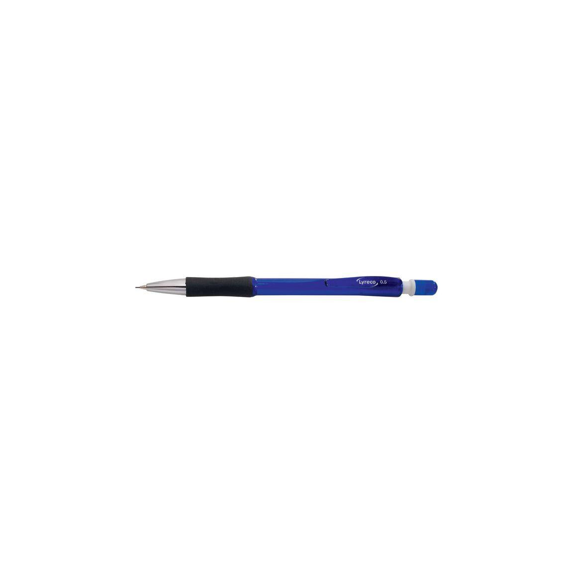 Mechanical pencil LYRECO 0,5mm blue 12/pack
