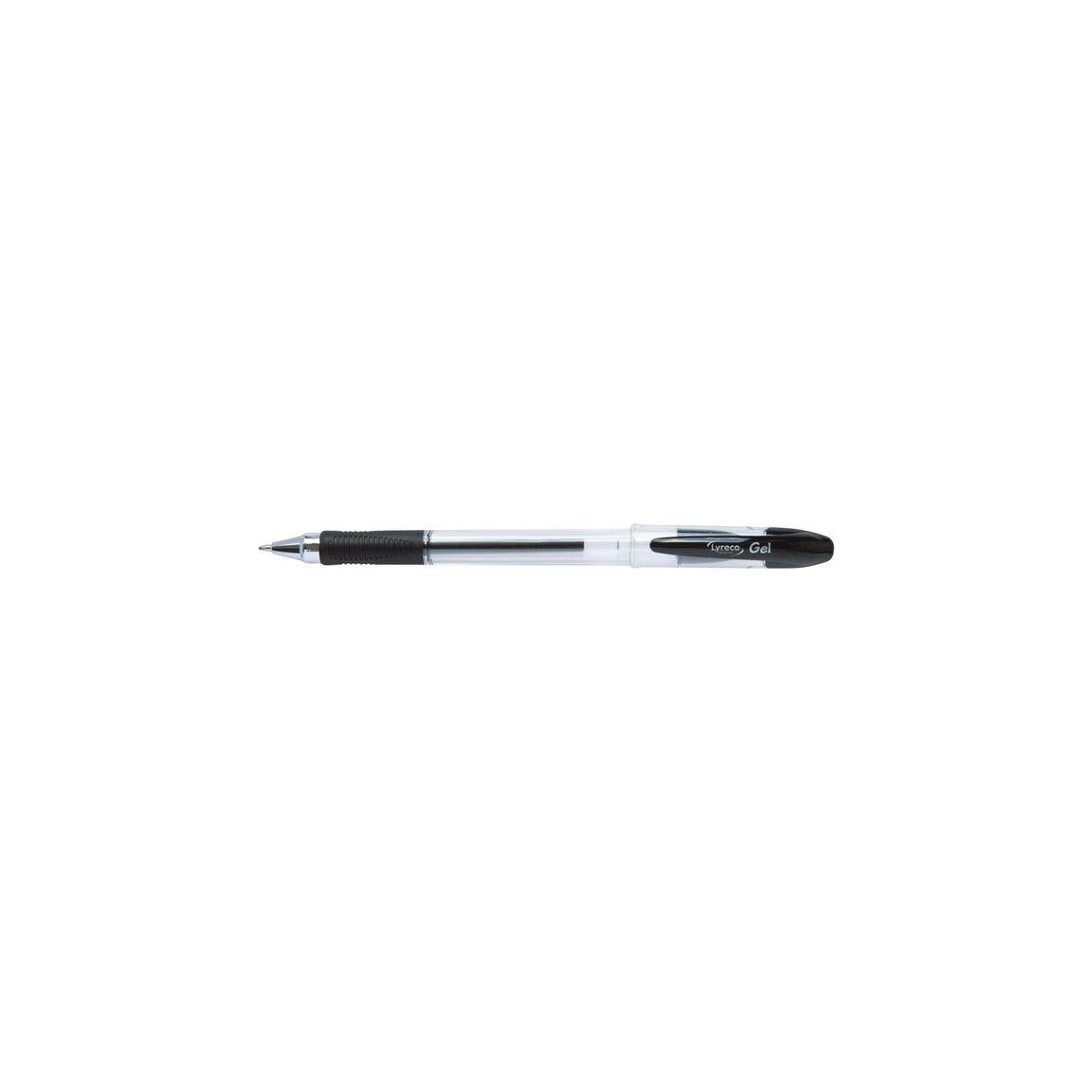 Gel pen LYRECO PREMIUM grip 0,7mm black