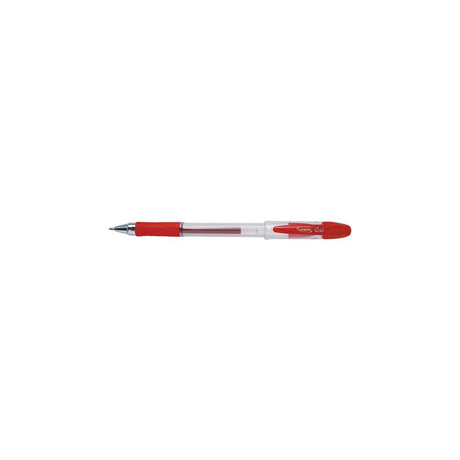 Gel pen LYRECO PREMIUM grip 0,7mm red