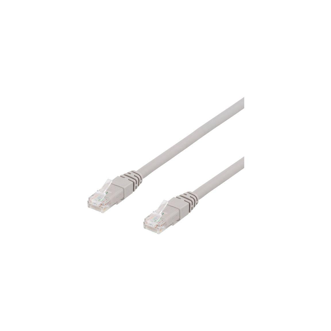Cable DELTACO Network UTP Cat6a 3m grey
