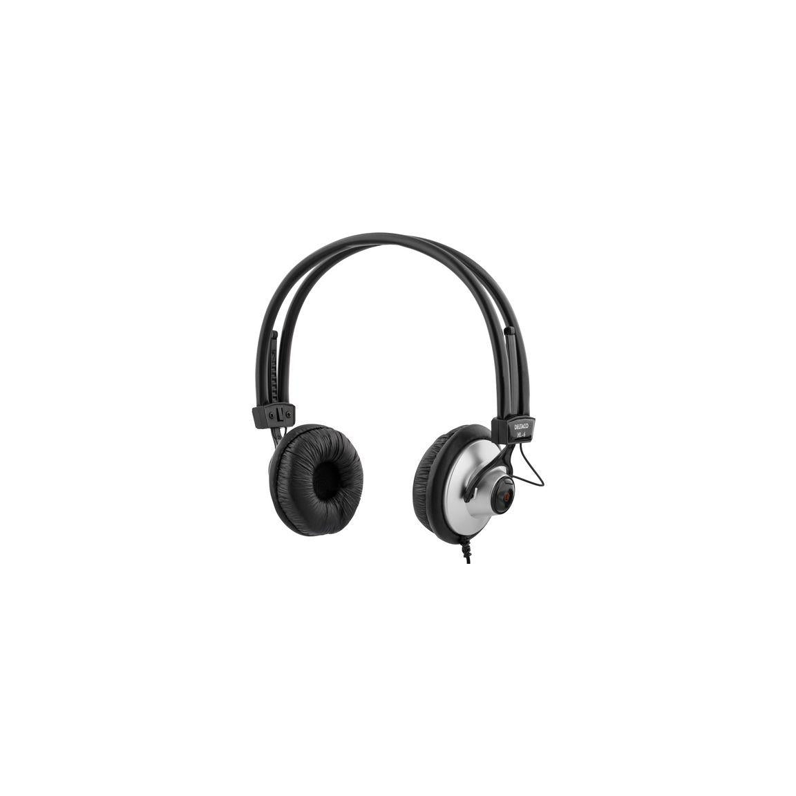 Headphones DELTACO caps ON-Ear 3.5 mm