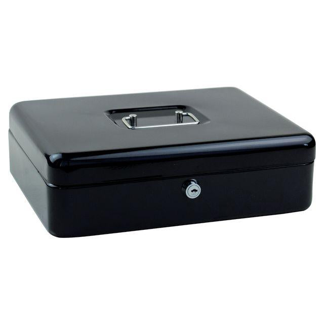 Cash box large 300x200x90mm black