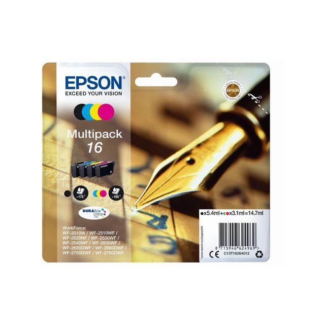 Ink cartridge EPSON C13T16264012 bk/c/m/y