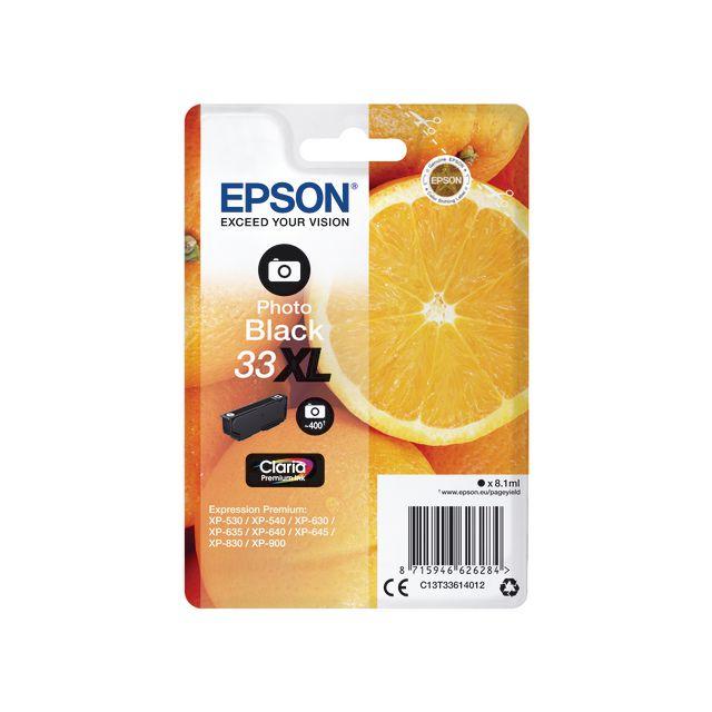 Ink cartridge EPSON C13T33614012 black