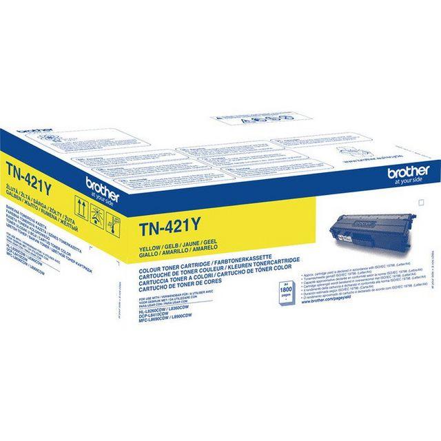 Toner BROTHER TN421Y 1,8K yellow