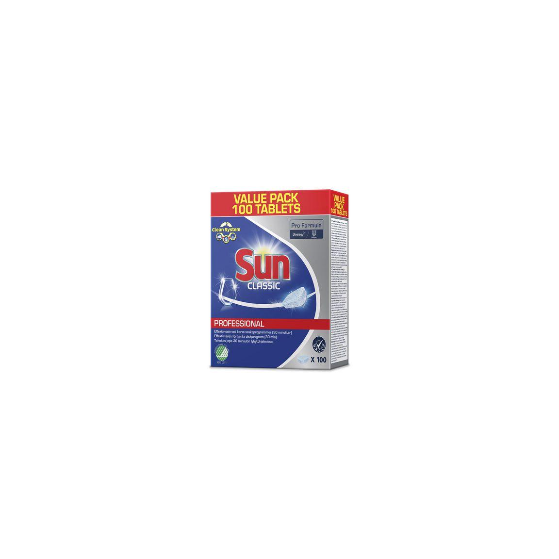Machine dish SUN Pro Formula tabs 100/pack