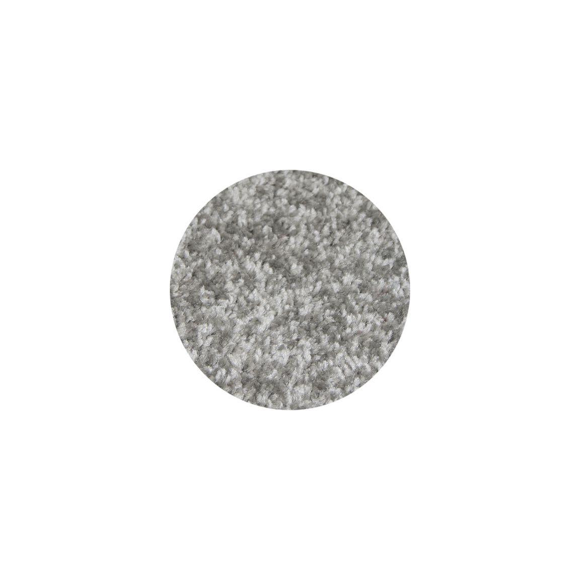 Carpet round 400 cm grey