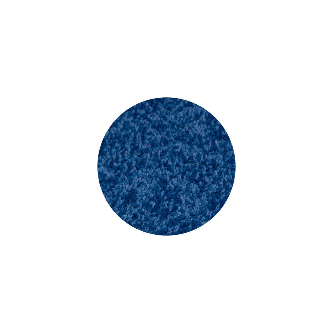 Carpet round 400 cm blue