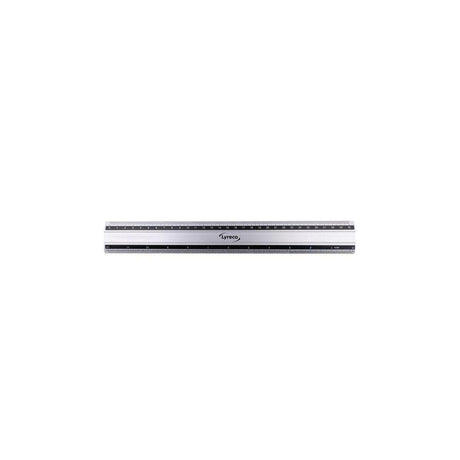 LYRECO aluminium ruler 30cm
