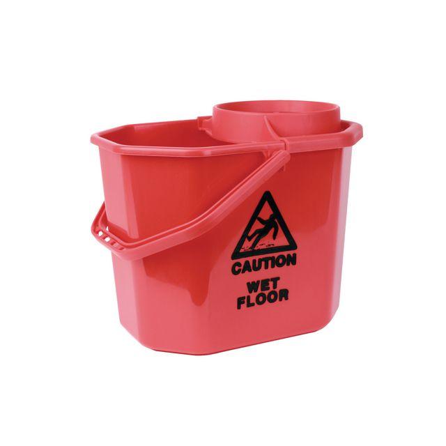 Swab bucket Mini red 12L