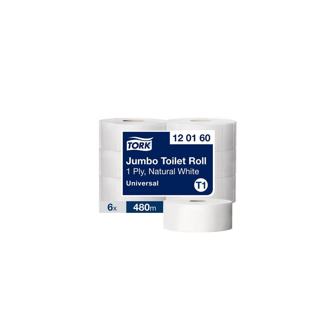 Toilet paper TORK Uni T1 1-ply 480m