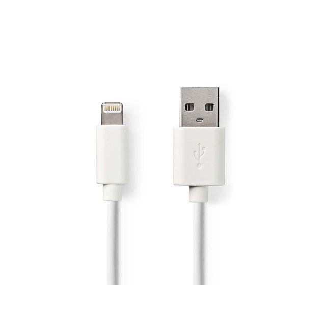 Cable NEDIS Lightning - USB A 3m white