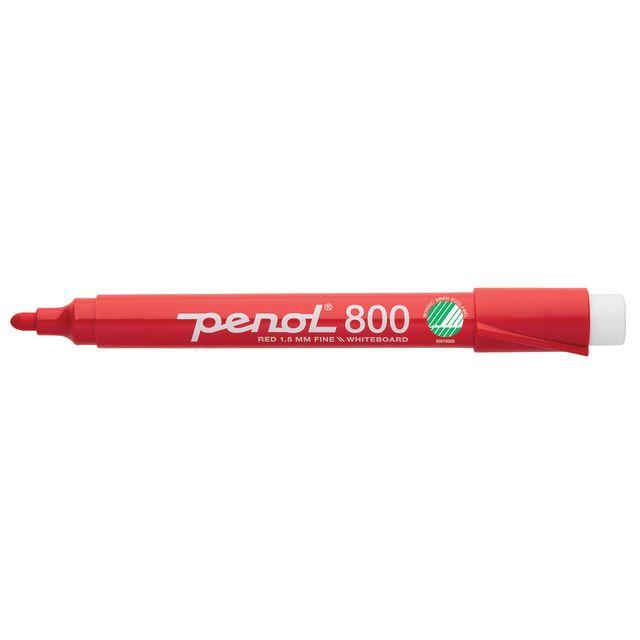 Whiteboard pen PENOL 800 round red
