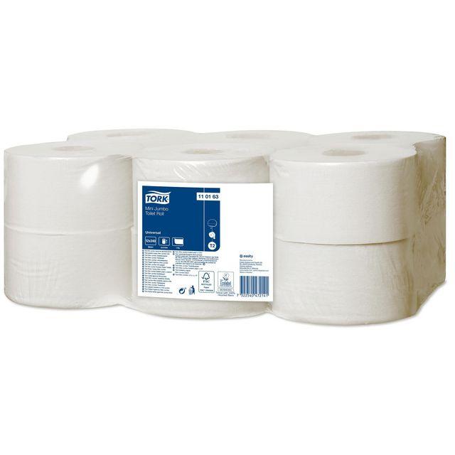Toilet paper TORK Uni T2 1-ply 12/pack