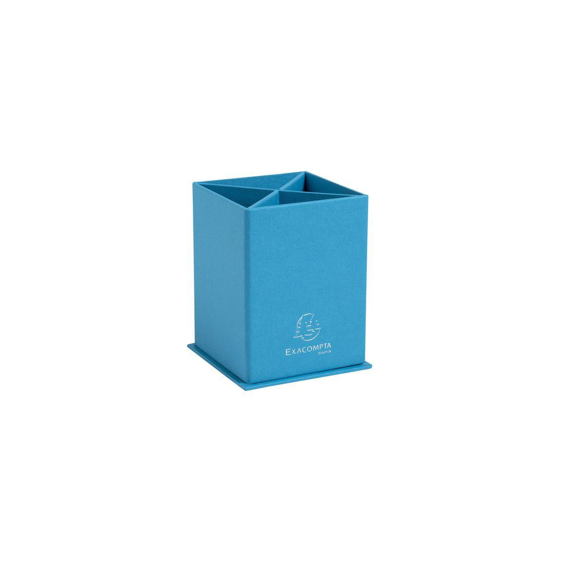 Stylish rack EXACOMPTA TEKSTO 4 compartments turquoise