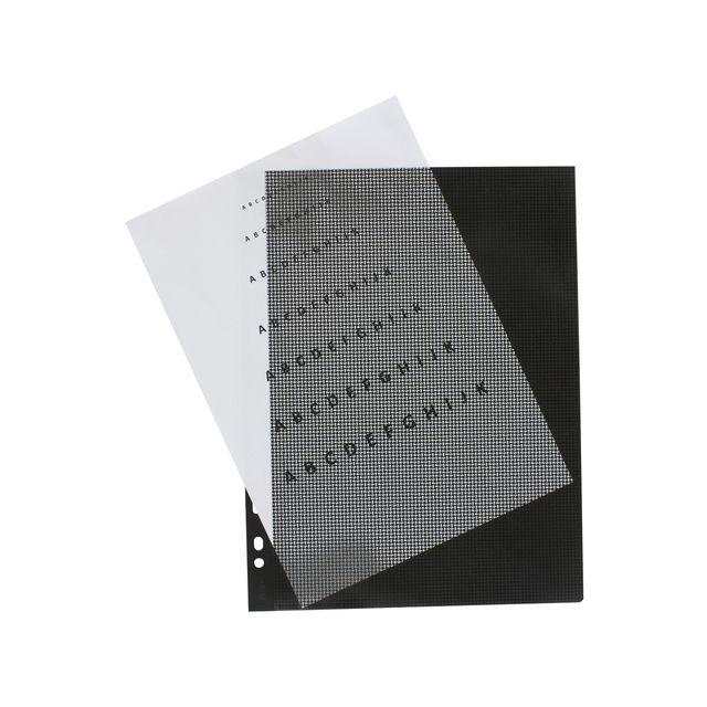 Security pocket Security A4 PP Black