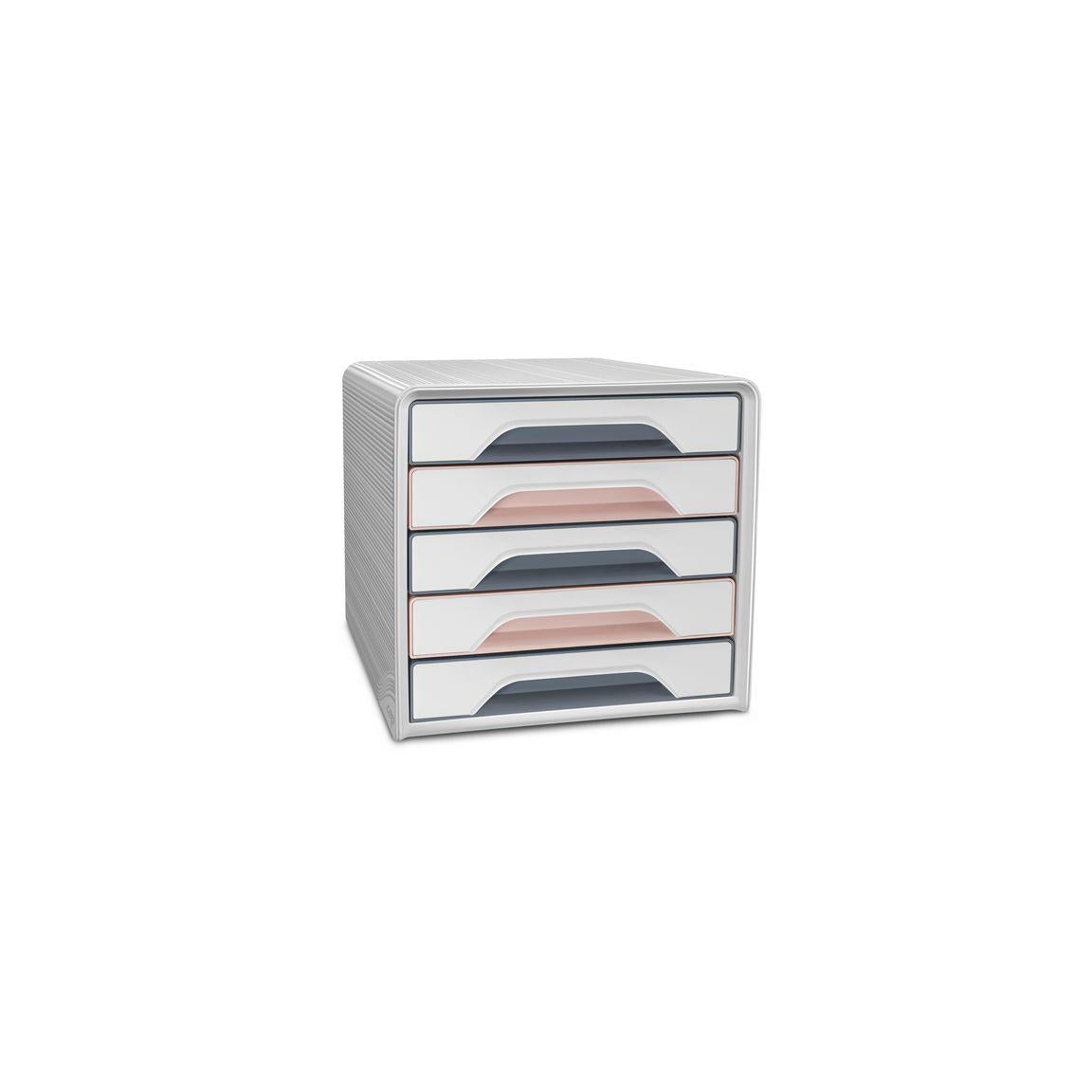 Form box CEP Smoove Mineral 5 drawers