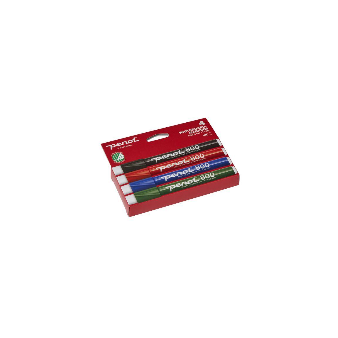 Whiteboard pen PENOL 800 round 4/pack