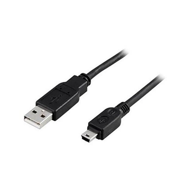 Cable DELTACO USB - Mini USB 2m black