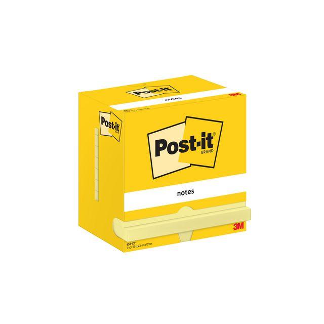Notes POST-IT 76x127mm yellow